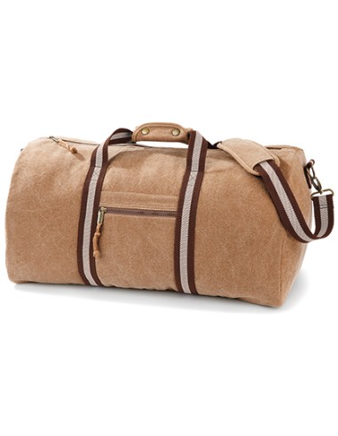 Q-QD613-Vintage Canvas Holdall